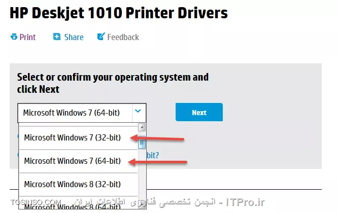 به *|این لینک ::http://h10025.www1.hp.com/ewfrf/wc/softwareCategory?cc=us&lc=en&product=5157546|*برو و همونطور که در تصویر زیر پیدا هست درایور برای ویندوز 7 32 بیتی و 64 بیتی هم موجوده.
||http://hardware.tosinso.com/files/get/5e3bfd2e-5e07-4c69-99e3-67328eba6cba||