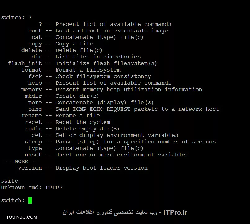 سلام،
من یه سوئیچ 2960سری X دارم که کلا ios پاک شده ،  یه ios هم دانلود کردم ولی با راههایی که تو اینترنت توضیح داده بودن نتونستم کاری ||https://tosinso.com/files/get/5e516c75-b50a-4416-b18a-03b599f0b7fc||||https://tosinso.com/files/get/5e516c75-b50a-4416-b18a-03b599f0b7fc||بکنم ،میشه یکی کامل توضیح بده چجوری دوباره ios بریزم 