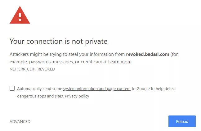 آموزش رفع خطای Certificate سایت