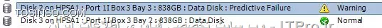 با سلام
من روی یکی از هارد های سرور خطای data disk: predictive failure داده
این خطا مال چیه خارد ها هنوز یکسال کار نکرده
مدل سرور dl380 g9
ورژن esx: 6
||http://tosinso.com/files/get/5f66ec49-d481-4e60-a5f8-17c7691077af||