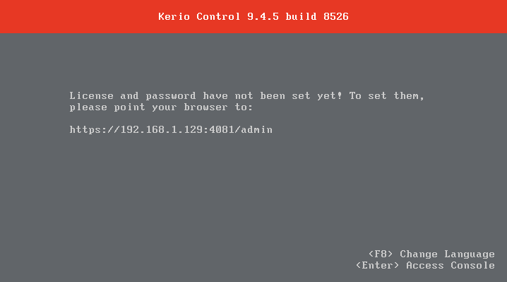 مشاهده آدرس کنسول مدیریتی
