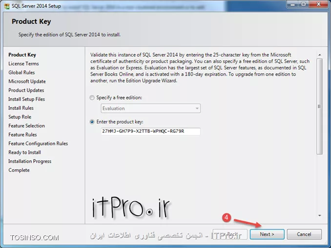 نصب قدم به قدم SQL 2014