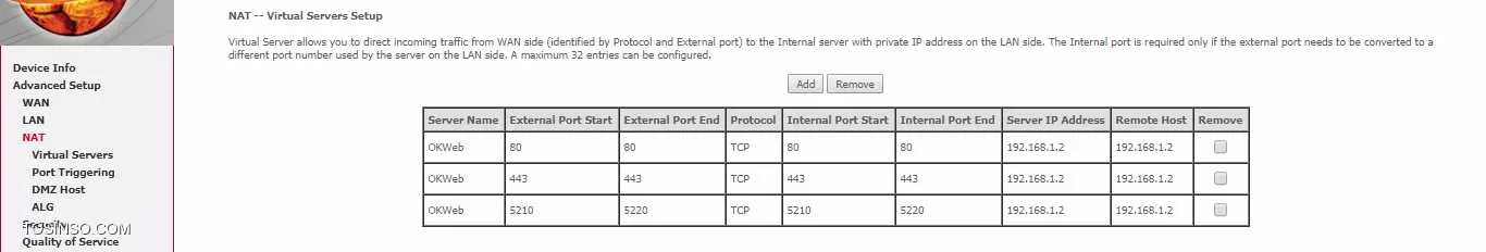 ممنونم که وقت گذاشتید.

این تنظیمات را در virtual srerver و DMZ host انجام دادم.
می خوام ip 79.125.x.x بره رو وب سرور با 
ip 192.168.1.2

مودم من MEGANET 5 port combo
||https://tosinso.com/files/get/60bf9ff4-a429-4eda-bfa1-79f68bc3181c||

||https://tosinso.com/files/get/0232b350-1b36-43c7-9b63-261ec0533209||
