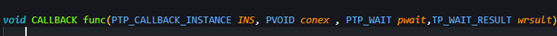 Define a function to be executed by Thread Wait