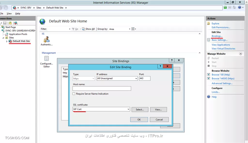 وب سایت توسینسو