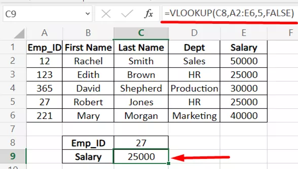 نحوه کار با تابع VLOOKUP در پروژه حسابداری