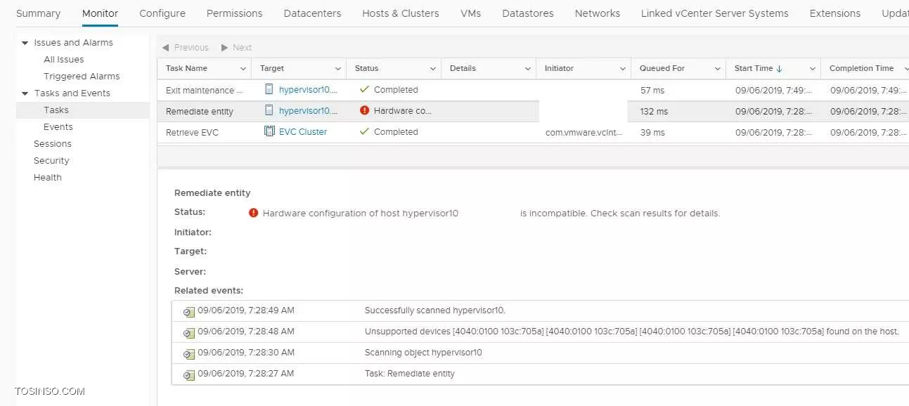 خطای ESXi