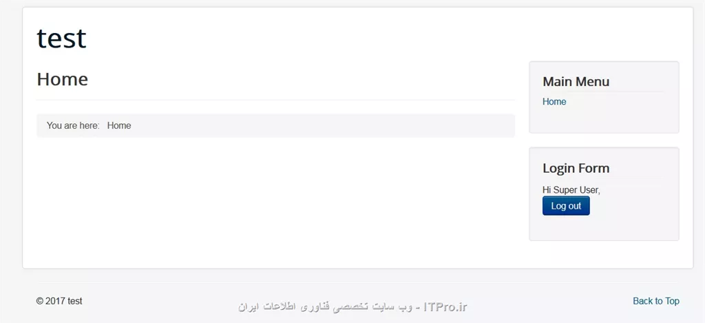 سلام
پس از انجام کلیه مراحل ثبت نام در جوملا از طریق localhost و xammp وارد صفحه زیر شدم:

||https://tosinso.com/files/get/1ce49143-09c5-4157-9e6d-24deaef8a204||

برای اینکه به منوی مدیریت وارد شوم و از گزینه های مدیریت و افزونه ها برای سایت استفاده کنم نام کاربری و رمز انتخابی موقع ثبت نام را وارد می کنم و وارد صفحه ذیر می شوم :
||https://tosinso.com/files/get/631df7d2-cf1b-4dfb-a934-75683ddce00f||

ولی گزینه های مدیریت و افزونه ها را مشاهده نمی کنم و در اغلب سایت های آموزش جوملا در لوکال هاست آخرین مرحله این است و گزینه های مدیریت موجود می باشد ، لطفا راهنماییم کنید مشکل کجاست ؟؟؟؟