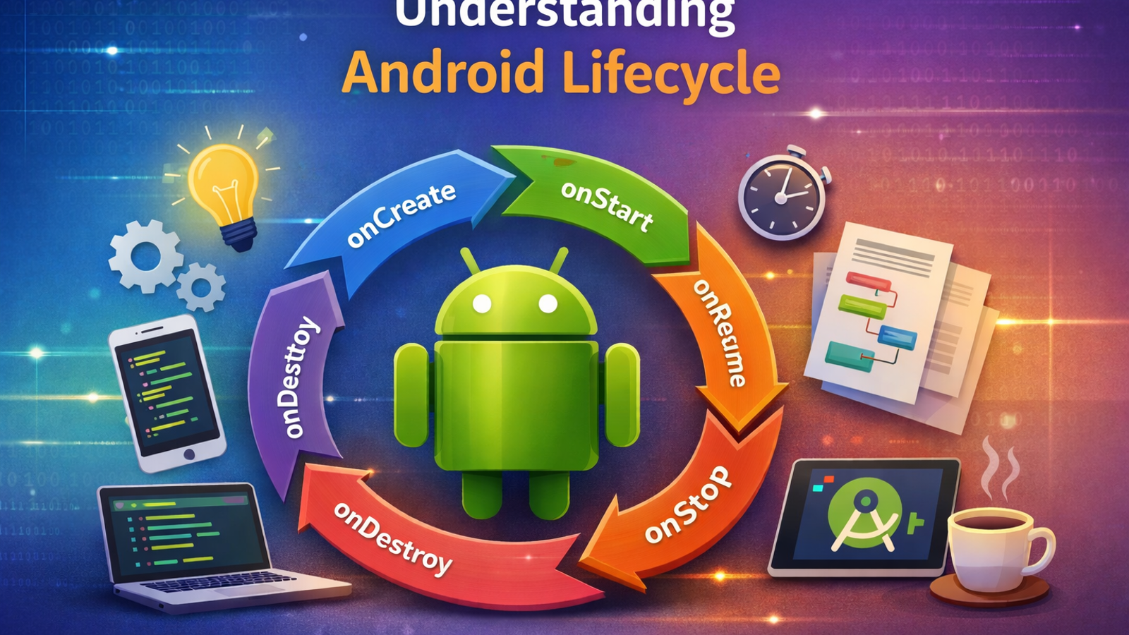 آشنایی با چرخه حیات (Lifecycle) در اندروید