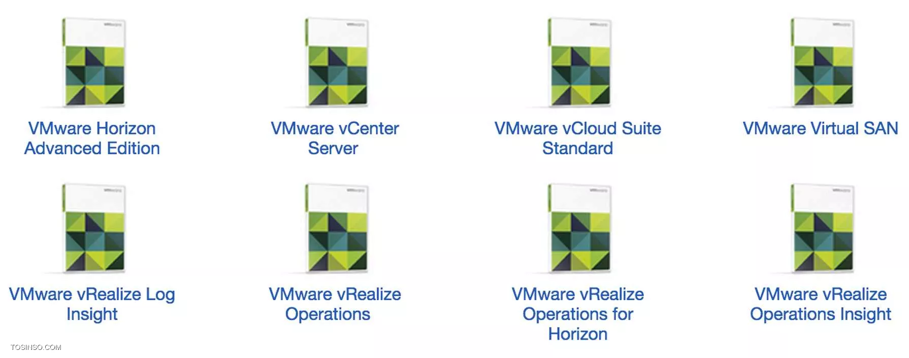 محصولات شرکت VMware