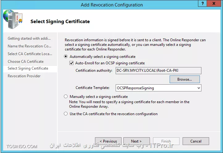 آموزش جامع PKI در مایکروسافت و Active Directory Certificate Services : قسمت چهارم