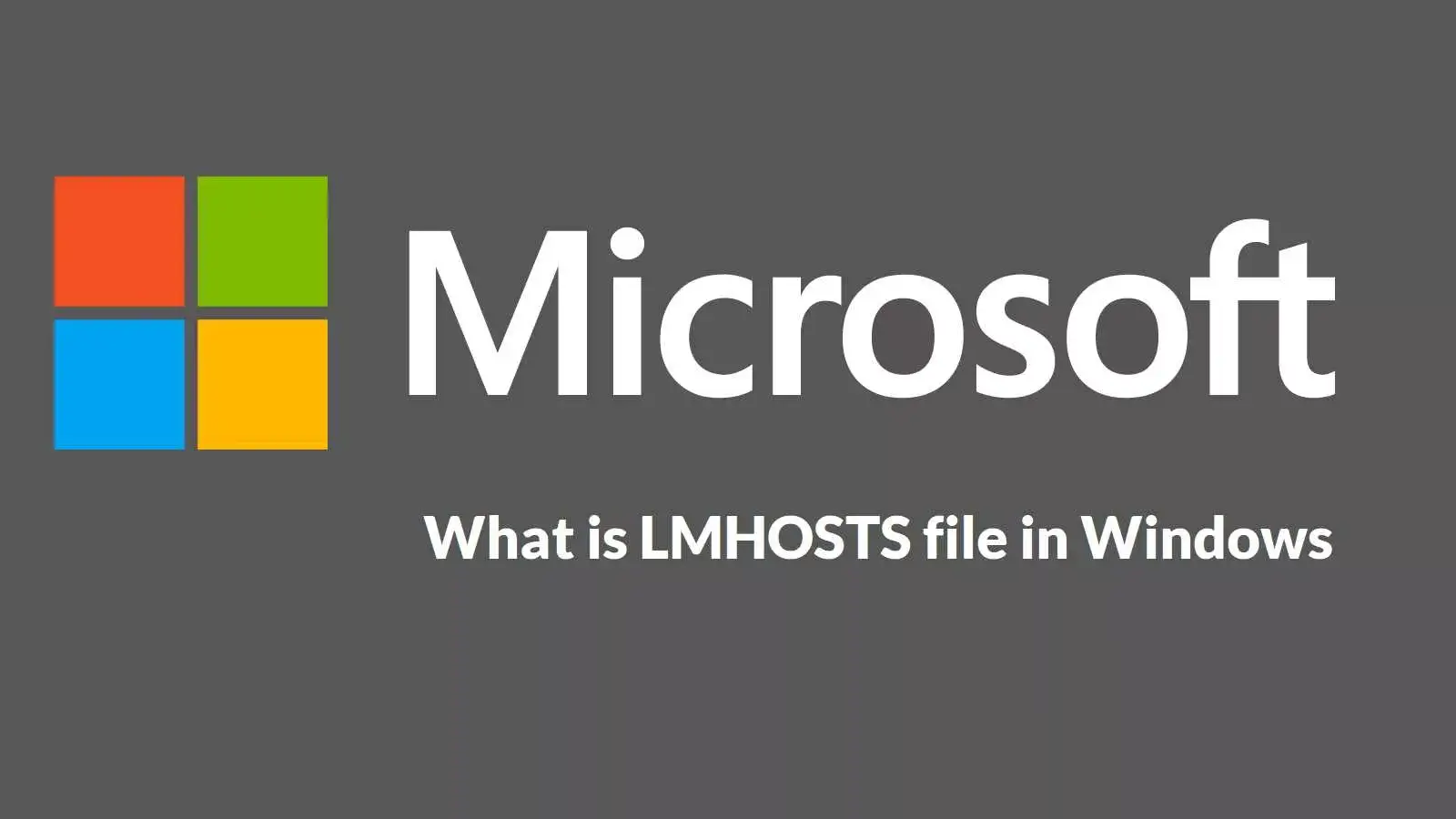 LMHosts چیست؟ معرفی فایل LAN Manaher Hosts ویندوز به زبان ساده