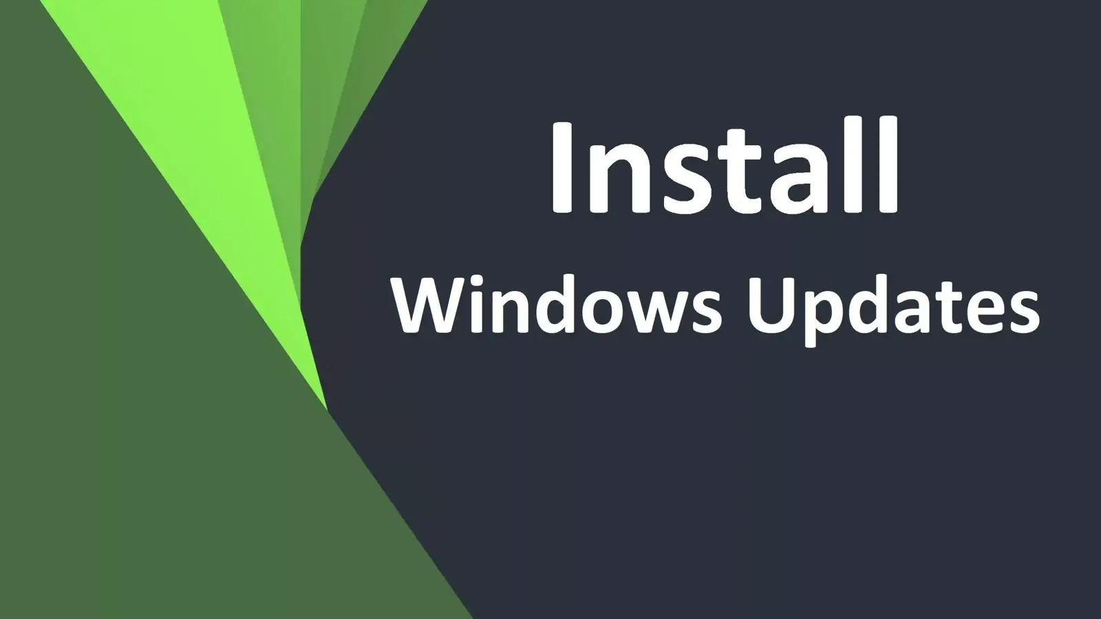 آموزش نصب فایل Update های ویندوز بصورت گروهی و بدون Restart