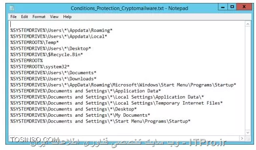 !! مسدودسازی اجرای یک برنامه ناشناس 
* ماشین های DC - Security-Center را روشن کنید 

* ماشین  PC1 را روشن کنید 

- Security-Center 

1- در Administration Console بروید 

2- باز کنید Application categories 

3- کلیک Create a category 

||https://tosinso.com/files/get/33bc6b30-e0bf-40a1-8f00-0d32864ae9ea||

4- روی بالاترین گزینه کلیک کنید 

||https://tosinso.com/files/get/a23db86e-9098-4d93-8bae-9478ce9cd228||

5- نام دسته بندی Protection_Cryptomalware و Next کنید 

||https://tosinso.com/files/get/aba2b412-021e-4b3d-ab8b-b1547107bdc5||

6- فایل Conditions_Protection_Cryptomailware.txt را کپی کنید و آن را باز کنید ( این فایل توسط نویسنده ایجاد شده و هدف فقط آموزش است )

||https://tosinso.com/files/get/68c5f0fd-5d60-4ca8-839c-2a67cc90b8bc||

7- حالا از لیست Add را بزنید 

8- در لیست روی Application folder بروید 

||https://tosinso.com/files/get/f3a41382-acd6-4d39-9b09-35767b6e59f0||

9- حالا به صورت زیر خط زیر را در Conditions_Protection_Cryptomailware.txt کپی کنید 

||https://tosinso.com/files/get/9e1025ce-f10d-423d-8e84-a275440243c9||

10- در مسیر زیر خط را پیست کنید 

||https://tosinso.com/files/get/5509d43d-9a6a-48da-bb1f-6cad62b582a5||

11- در واقع ما مسیر فایل Conditions_Protection_Cryptomailware.txt را شبیه سازی کردیم حالا Next کنید 

||https://tosinso.com/files/get/dfacface-3837-4b63-9166-3e4492815f23||

12- حالا Next را بزنید و در لیست روی KL category کلیک کنید 

||https://tosinso.com/files/get/8cad9a05-7be4-4399-b8b3-9c284af42110||

13- حالا تمامی باکس های KL categories انتخاب کنید و OK را بزنید 

||https://tosinso.com/files/get/a84d6c33-76c0-4043-8826-e7184808efce||

14- روی figuring conditions for exclusion of applications from categories و  Next کنید 

||https://tosinso.com/files/get/9159c9b1-50fc-4ccb-8786-939edc2881b4||

15- روی Finish کلیک کنید 

||https://tosinso.com/files/get/6d444193-2e2a-417a-9224-21ce81a39a19||

- تغییر در پالیسی برای جلوگیری از اجرای فایل توسط کاربران 

1- وارد Workstations و روی تب Policies کلیک کنید 

||https://tosinso.com/files/get/650bdf2e-5bea-4c36-8d08-2b9045254907||

2- حالا پراپرتیس KES 10 SP2 workstation policy را بگیرید 

3- حالا Application Startup Control باز کنید 

||https://tosinso.com/files/get/6e1cccdc-9a94-456e-bb5a-30a903e0825b||

4- کلیک کنید Add

||https://tosinso.com/files/get/f63b9598-8918-4f83-be93-93248dc08905||

5- روی OK کلیک کنید 

6- مجدداً OK را بزنید 

||https://tosinso.com/files/get/ba162616-d646-477f-9ff3-88c773081d39||

7- حالا منتظر باشید تا پالیسی اعمال شود 


نویسنده : سید احمد توسلی
منبع : |جزیره امنیت اطلاعات و ارتباطات وب سایت توسینسو::https://tosinso.com/security|
هرگونه نشر و کپی برداری بدون ذکر منبع و نام نویسنده دارای اشکال اخلاقی است