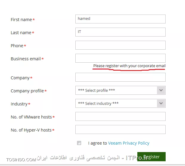 وب سایت توسینسو
