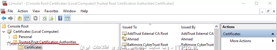 آموزش جامع PKI در مایکروسافت و Active Directory Certificate Services : قسمت اول