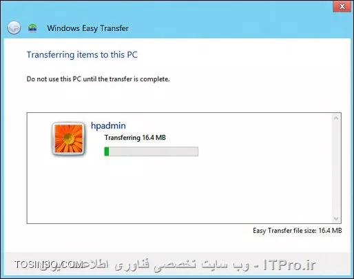 درود به همه دوستان خوب ITPRO ، با دومین جلسه از سری آموزش های مدارک بین المللی مایکروسافت موسوم به MCSA  در خدمت عزیزان هستم. در جلسه اول و قبل، ما در مورد انواع نسخه های ویندوز 8 و ویژگی های هر کدام از آنها بحث کردیم. در این جلسه اما، مبحث اصلی ما حول محور چگونگی نصب ویندوز و انواع روش هایی که در این زمینه کاربرد دارند خواهد چرخید. پس با ما باشید.

!! نکات مهم پیش از نصب ویندوز
فرض کنید ادمین شبکه ای بزرگ شده اید که در آن 500 کامپیوتر قدیمی با ویندوز XP وجود دارد، و بر اساس سیاست های کلی شرکت قرار است تمامی این سیستم ها به ویندوز 8  تغییر و ارتقا یابند. پس قطعا به سخت افزارهای پر قدرت تری نیازمند خواهیم بود تا چنین عملیاتی را انجام دهیم. حال اگر شما بدون هیچ بررسی فنی دقیق بر روی سیستم های فعلی شرکت، درخواست خرید سخت افزار یا نرم افزار برای 500 عدد کامپیوتر نمایید و پس از ارتقا متوجه شوید که فلان نرم افزار یا سخت افزار با تمام آن 500 کامپیوتر جدید سازگاری ندارد چه خواهد شد؟ یک فاجعه بزرگ که ممکن است به اخراج شما بیانجامد. خوشبختانه مایکروسافت برای حل این مشکل تدابیر خاصی را در نظر گرفته است که از جمله مهم ترین آنها می توان به موارد زیر اشاره نمود:

!! بررسی کلاینت ها با استفاده از Windows AIK
Windows AIK (WAIK) نام مجموعه ابزارهایی ست که مایکروسافت به کاربران ارائه نموده تا پیش از ایجاد هر گونه تغییر بر روی کامپیوتر یا مجموعه ای از کامپیوترها، به بررسی وضعیت آنها از لحاظ سخت افزاری و نرم افزاری پرداخته و از اینکه آنها قابلیت نصب ویندوز 8 را دارند مطمئن می گردد. بدین صورت که WAIK با بررسی وضعیت فعلی سخت افزارهای کامپیوتر و نیز سنجش قدرت آن، گزارشی را در این زمینه به ما ارائه خواهد داد و به ما خواهد گفت که آیا سخت افزارها و نرم افزارهای فعلی قابلیت ارتقا به ویندوز 8 را خواهند داشت یا خیر! آموزش کار کردن با این برنامه در جلسات بعدی به شما عزیزان داده خواهد شد. اما در اینجا تنها دانستن نام آن بسنده می کند.

!! انتقال دادن فایل های مهم ویندوز
بسیار مهم است که پیش از نصب ویندوز 8، اگر احیانا فایل و یا فایل هایی بر روی Desktop، My Documents یا درایو ویندوز فعلی (مثلا درایو C) داشته باشیم، ابتدا آنها را به درایوی دیگر منتقل کرده، چرا که اگر ویندوز 8 را بدون آپگرید کردن و به تازگی بخواهیم نصب کنیم، تمامی فایل هایی که در مسیرهای ذکر شده وجود داشته باشند، در حین عملیات نصب حذف و غیر قابل بازگشت خواهند شد. شایان ذکر است که در اینجا منظور از اسناد مهم، بیشتر فایل های موجود در My Documents و Desktop بوده، و برنامه های فعلی ویندوز مورد توجه نمی باشد.از رایج ترین روش ها برای انتقال فایل می توان به هارد دیسک های اکسترنال، حافظه های فلش، و نیز CD و DVD اشاره کرد، که فرد با رایت آنها بر روی CD و DVD، و یا انتقال آنها به حافظه های جانبی از حذف شدن احتمالی آنها جلوگیری به عمل خواهد آورد.

از دیگر روش های موجود، بهره گرفتن از برنامه های جانبی همچون USMT و نیز Windows Easy Transfer موسوم به WET می باشد. این برنامه های نیز برای انتقال فایل های مهم به جایی دیگر به غیر از کامپیوتر فعلی کاربر داشته و مورد استفاده قرار می گیرند. شایان ذکر است که در این قسمت، تمرکز ما بر روی WET بوده، و نحوه کار کردن با USMT در آینده به شما عزیزان آموزش داده خواهد. برای شروع به کار با WET ابتدا نیاز به تهیه کابل مخصوصی به نام Windows Easy Transfer Cable داریم. این کابل که نوع خاصی از کابل USB می باشد را می توانید در تصویر زیر ببینید: 
<center>
||http://tosinso.com/files/get/8be7d359-a7e6-4c60-ba9c-c3b05e9f5e10||
<center>
پس از تهیه کابل فوق، دو سرکابل را به پورت های USB دو کامپیوتری که قصد انتقال اطلاعات بین آنها را داریم وصل می کنیم. سپس در ویندوزی که قصد داریم اطلاعات آن را به ویندوز جدید منتقل نماییم، با رفتن به منوی Start و سپس قسمت System Tools بر روی Windows Easy Transfer کلیک کرده تا برنامه مذکور باز شود. در اینجا فرض ما بر این است که قصد انتقال فایل از ویندوز 7 به ویندوز 8 را داریم: ابتدا منوی Start ویندوز 7 را باز کرده، و سپس عبارت Windows Easy Transfer را در آن تایپ کرده تا برنامه باز شود
<center>
||http://tosinso.com/files/get/afdf3c37-6ca1-4645-94cf-fbe4931a9fb9||
<center>
پس از باز شدن برنامه بر روی کلید Next کلیک کرده تا به صفحه بعد برویم
<center>
||http://tosinso.com/files/get/b00512f9-659f-4a60-affc-34b88aa872ce||
<center>
در این قسمت از بین گزینه های پیش رو، گزینه اول، یعنی An Easy Transfer Cable را انتخاب می نماییم
<center>
||http://tosinso.com/files/get/cbbe4536-be69-4fb6-b359-5deb9c2dbff3||
<center>
در مرحله بعد گزینه This is my old PC را انتخاب و Next می کنیم
<center>
||http://tosinso.com/files/get/941bded3-dc35-45e5-962c-138aa90412af||
<center>
سپس در این مرحله ویندوز شروع به اسکن کامپیوتر قدیمی (ویندوز 7) کرده و هر آنچه را که قابلیت انتقال داشته باشد برای ما لیست خواهد نمود.
<center>
||http://tosinso.com/files/get/3771735b-fecf-43e1-a295-d04f09374bd5||
<center>
ما نیز مواردی را که WET برایمان لیست کرده را انتخاب و بر روی Next کلیک می نماییم
<center>
||http://tosinso.com/files/get/80c0114d-fadf-4945-b3d4-860639069d4f||
<center>
همان طور که در تصویر بالا نیز مشاهده می نمایید ویندوز پیشنهاد گرفتن پشتیبان از یوزرهای کامپیوتر فعلی و نیز پوشه های به اشتراک گذاشته شده را به ما داده، که ما نیز بدون ایجاد تغییری در آن، این موارد را پذیرفته و سپس بر روی Next کلیک می نماییم.در صفحه بعد WET برای رمزنگاری فایل هایی که از آنها پشتیبان خواهد گرفت، از ما می خواهد تا پسوردی دلخواه و نیز مسیری برای ذخیره فایل پشتیبان وارد کنیم، که ما نیز پس از وارد کردن پسورد و دادن مسیر مورد نظر برای ذخیره فایل، در نهایت بر روی Save کلیک کرده تا فرایند پشتیبان گیری آغاز گردد.
<center>
||http://tosinso.com/files/get/7081ea72-bb33-465d-9256-996b30b0c91b||
||http://tosinso.com/files/get/0e413bae-afb6-4cd9-b20d-6d10213b1f09||
||http://tosinso.com/files/get/ffacec91-1cbc-486a-98e3-6ed89cdafe24||
||http://tosinso.com/files/get/bdf1a7ea-24b5-48ed-972c-4b6f2267a87a||
<center>
حال که پشتیبان گیری با موفقیت به اتمام رسید، وقت آن رسیده تا ویندوز قدیمی یعنی 7 را حذف، و اقدام به نصب ویندوز 8 نماییم. مراحل نصب ویندوز 8  در جلسه آتی مورد بحث قرار خواهدگرفت.اینک پس از بوت شدن ویندوز 8 و شروع به کار آن، مجددا برنامه Windows Easy Transfer را باز کرده تا عملیات بازگردانی اطلاعات پشتیبان گرفته شده را با هم انجام دهیم: پس از انتقال کلیه فایل ها با موفقیت، و نصب ویندوز 8 بر روی کامپیوتر قدیمی،  اکنون بایستی فایل های پشتیبان گرفته شده را مجدد به آن کامپیوتر بازگردانیم. بدین منظور دوباره برنامه Windows Easy Transfer را باز کرده و با توجه به اینکه فایل های پشتیبان گرفته در کجا ذخیره شده اند اقدام به بازگردانی آنها می نماییم. در زیر می توانید مراحل را مشاهده نمایید:
<center>
||http://tosinso.com/files/get/14bb32e1-1b18-487b-b714-6405b975e230||
||http://tosinso.com/files/get/ed83c40a-8e63-4500-b3d4-d219720254e8||
||http://tosinso.com/files/get/4cae54cb-2e7c-48ea-bcca-aae043f9a7a4||
<center>
در اینجا از ما پرسیده می شود که آیا فایل پشتیبان را بر روی هارد دیسک کامپیوتر یا هارد اکسترنال ذخیره کرده اید؟ و ما با زدن Yes با آن موافقت کرده و Next می کنیم.
<center>
||http://tosinso.com/files/get/2b02a672-6d14-47bc-a1b0-e26a89e03feb||
<center>
آدرس محلی را که فایل پشتیبان گرفته شده را بر روی آن ذخیره کرده ایم داده، و بر روی Open کلیک می کنیم ، در قسمت بعد پسوردی را که در مراحل اولیه کار برای فایل بکاپ در نظر گرفته بودیم را وارد و Next می کنیم.
<center>
||http://tosinso.com/files/get/e1e745b3-e831-4295-a7df-5dad5dcfc027||
<center>
در پایان نیز بر روی دکمه Transfer کلیک کرده تا فرایند انتقال شروع گردد
<center>
||http://tosinso.com/files/get/6b6dcf10-389f-4fc3-8290-e15551da6574||
||http://tosinso.com/files/get/d1c8f8f3-9c0c-4f2d-8434-83d251e639f3||
<center>
پس از پایان یافتن مراحل بازگردانی نیز، اگر بخواهیم گزارش مربوطه و نیز جزییات کار را ببینیم بر روی See what was transferred کلیک و یا در غیر این صورت بر روی دکمه Close کلیک می کنیم.توجه داشته باشید که تمامی مراحل بالا برای پشتیبان گرفتن از یوزرهای موجود بر روی کامپیوتر فعلی، و نیز پوشه های به اشتراک گذاشته شده و نیز موارد مشابه به کار رفته بود.

!! بررسی صحت کارکرد درایورهای ویندوز فعلی با ویندوز 8
دومین موردی که پیش از نصب ویندوز بایستی مورد توجه قرار داد، درایورهای کامپیوتر قدیمی می باشد، بدین معنی که ادمین بایستی پیش از ارتقا، از اینکه سخت افزارهای موجود قابلیت کار کردن بر روی ویندوز 8 را داشته اطمینان حاصل نماید، در نتیجه ادمین موظف است تا پیش از نصب ویندوز کامپیوترهای شرکت، هوشمندانه کلیه سخت افزارهای موجود کامیپوترها به همراه درایورهای آن را تست نماید، تا در صورت نیاز سخت افزارهای جدید تهیه کند، و اگر نیز نیازی به تهیه سخت افزار جدید نبود، به سخت افزارهای فعلی بسنده نماید. برنامه ای که مایکروسافت برای این کار در اختیارمان گذاشته ابزارکی با نام Signature Verifier می باشد. این ابزارک کلیه درایورهای مربوط به سخت افزرهای کامپیوتر را تک به تک بررسی و در صورت مورد داشتن آنها با ویندوز و عدم سازگاری، آن را به ما اعلام خواهد کرد. بدین منظور ابتدا کنسول CMD (Command Prompt) را باز کرده و با تایپ Sigverif.exe برنامه مربوطه برایمان باز خواهد شد.
<center>
||http://tosinso.com/files/get/13b2663d-ce89-44d6-9e80-64d982eda0ce||
<center>
ضمن این که بایستی توجه داشت که در صورت وجود هر گونه خلل یا ناسازگاری در درایورهای فعلی کامپیوتر، این ابزارک آن را به شما نمایش داده، که در این صورت بایستی نسبت به رفع ایراد درایور و یا جایگزین کردن سخت افزار مربوطه اقدام نماییم.
<center>
||http://tosinso.com/files/get/f405c5b4-ac69-4aec-9588-03c9078d2f67||
||http://tosinso.com/files/get/62482703-86f1-4172-9b4e-02df4c6f79ec||
||http://tosinso.com/files/get/568ae354-0458-4522-90f8-899357fa6ed3||
<center>
اکنون که کلیه موارد لازم برای نصب ویندوز 8  را با هم مورد بررسی قرار دادیم و از عدم وجود هرگونه عیب و ایراد احتمالی رد سیستم مطمئن شدیم، زمان آن فرا رسیده تا شروع به نصب ویندوز 8 نماییم. مراحل و هم چنین توضیحات مربوط به نصب ویندوز 8 در جلسه بعدی خدمت عزیزان ارائه خواهد شد.
<left>
شاد باشید و سربلند
<left>

نویسنده : اسحاق احمدپور
منبع :| جزیره سرویس های شبکه مایکروسافت وب سایت توسینسو::https://tosinso.com/microsoft|
هرگونه نشر و کپی برداری بدون ذکر منبع و نام نویسنده دارای اشکال اخلاقی است