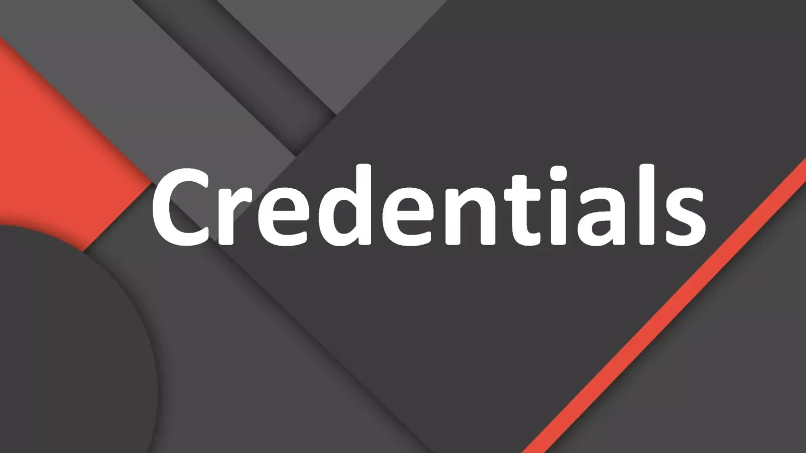 Credentials چیست؟ بررسی مفهوم Credential به زبان بسیار ساده