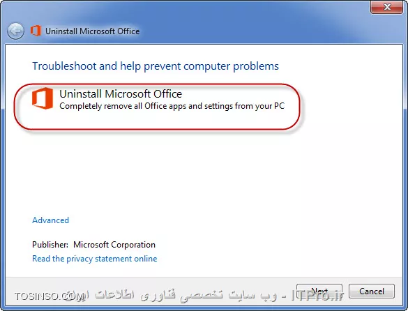 با سلام و عرض ادب


بنده چند ماهي ميشه که Office 2013 34-bit رو روي Windows 7 64-bit خودم نصب کردم و بدون مشکل داشتم کار ميکردم

*نکته: زمان نصب Office 2013 64-bit به بنده اجازه نصب نميداد و به همين دليل  32 bit اون رو نصب کردم*

امروز ميخواستم Office 2013 32-bit رو Unintall کنم که متاسفانه به من اجازه اين کار رو نميده! نه در Control Panel و در قسمت Uninstall or change program اسمي از اين Office هست و نه به روشهاي ديگه موفق به Uninstall اون شدم...

حتي از روي  CD  اين Office اقدام به Remove آن کردم که پيغام زير رو نشون من داد...

||http://tosinso.com/files/get/00cd4ecf-3897-41b5-aab0-1f4214a8ab09||

*همانطور که مشاهده ميکنيد پيغام داده که فايلهاي مورد نياز براي انجام اين کار رو پيدا نکرده*

تو اينترنت هم يک فايل بنام *o15-ctrremove* پيدا کردم که براي Uninstall کردن Office بود که مثل شکل زير هم اجرا شد

||http://tosinso.com/files/get/6bbda24e-011c-4e54-995e-4cd72dcb22f7||

اما در ادامه با چنين پيغامي مواجه ميشم که در شکل زير مشاهده ميکنيد...

||http://tosinso.com/files/get/7e61dd53-a251-4063-9768-9503d2a4031e||

در عکس بالا اشاره کرده که به دنبال يک Package بنام *ProPlusWW.msi* ميگرده که اين فايل رو بنده نه روي CD خود Office تونستم پيدا کنم و نه جاي ديگه....

البته موفق شدم اين فايل رو براي Office 2007 پيدا کنم که در نهايت نتيجه اي هم نگرفتم...

و جالب اينجاست که در حال حاضر اگر بخوام از هر کدوم از محصولات Office (بعنوان مثال Microsoft Word) استفاده کنم مرتبا با پيغام خطايي که در شکل قبل مشاهده کرديد مواجه ميشم و نه ميتونم اين Office رو Remove کنم....

تو اين سايت خوب هم، قبلش جستجو کردم که *مهندس نصيري* هم جايي اشاره کرده بودند که ممکنه تو رجيستري ويندوز مشکلي بوجود اومده باشه و از نرم افزار *CCleaner* استفاده کن تا رجيستري درواقع ترميم بشه، که اين کار رو هم کردم اما هنوز به جواب مثبتي نرسيدم...


از دوستان تقاضا دارم بنده رو در حل اين مشکل که از ساعت 19 تا 23 درگيرش هستم، کمک بفرمايند... D:

پيشاپيش از لطف همه دوستان سپاسگزارم