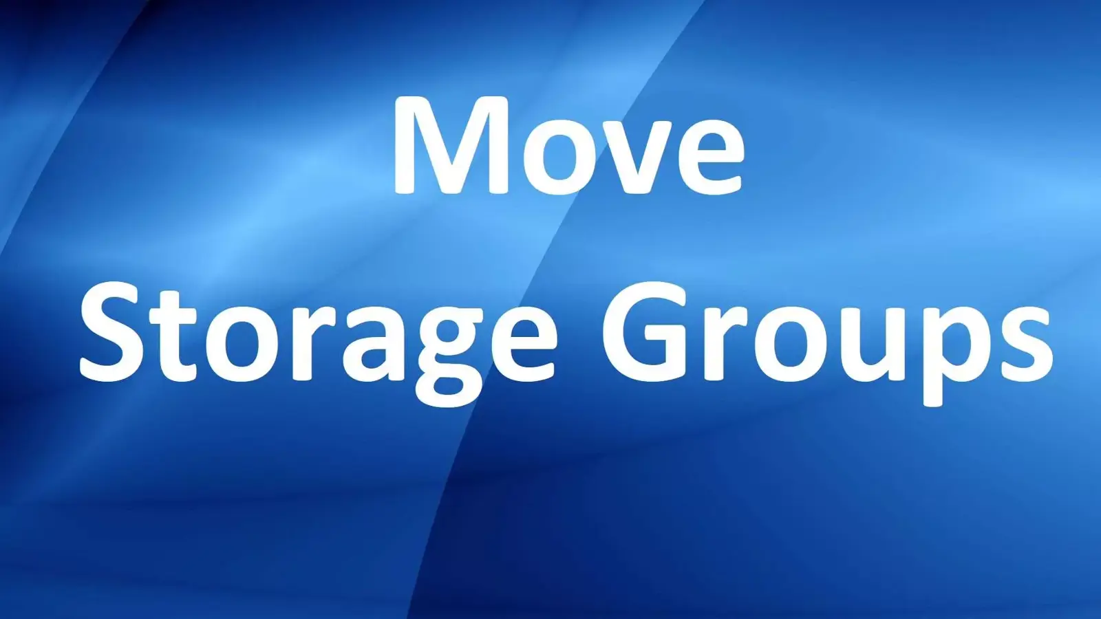 آموزش انتقال Storage Group ها در اکسچنج سرور با EMS