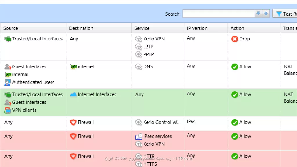 ببینید من با توجه به راهنمایی شما این کارو کردم . ولی وقتی با استفاده از نرم افزاری مثل freegate وارد یوتیوب میشم براحتی اجازه میده . اگر جاییش رو اشتباه انجام دادم لطفا راهنمایی کنید . اینم از عکسش . rule اول
||http://network.tosinso.com/files/get/6bdad095-ebe4-4172-a7e2-e0f2066b6247||