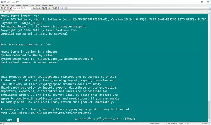 IOSv L2 GNS3