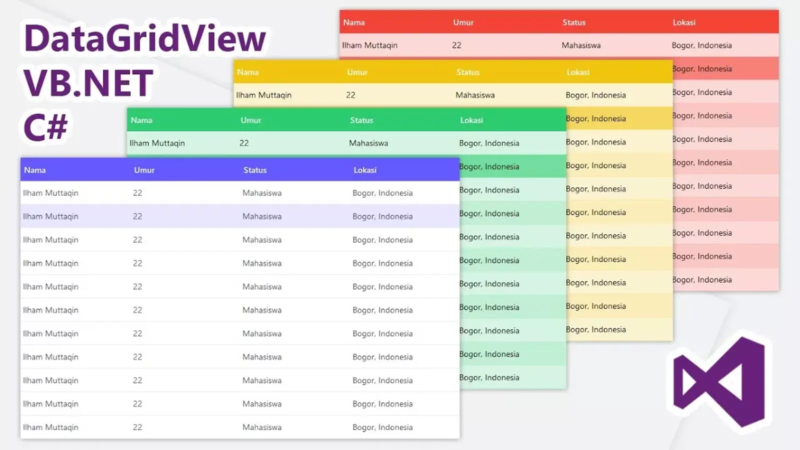 آموزش استفاده از DataGridView مقدماتی