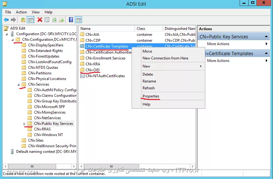 آموزش جامع PKI در مایکروسافت و Active Directory Certificate Services : قسمت ششم