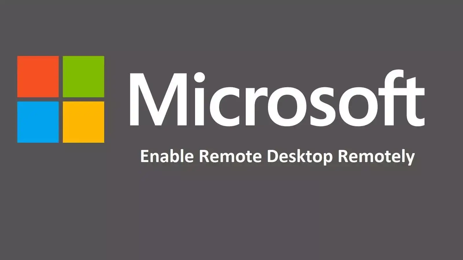 آموزش فعال کردن ریموت دسکتاپ (Remote Desktop) از راه دور
