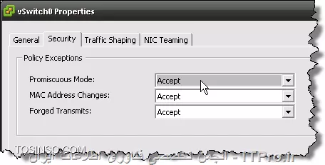 Security Tab