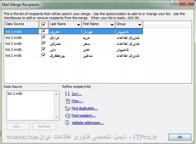 وب سایت توسینسو