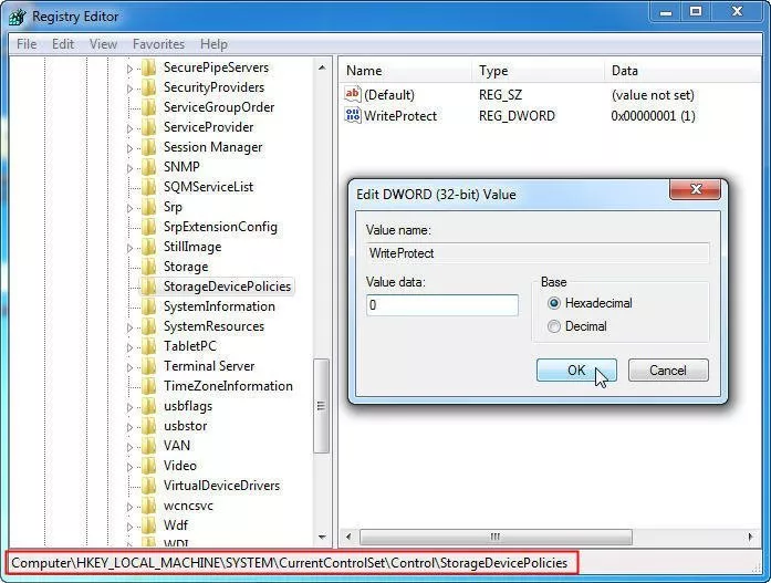آموزش رفع مشکل فرمت نشدن فلش یا برداشتن Write Protection