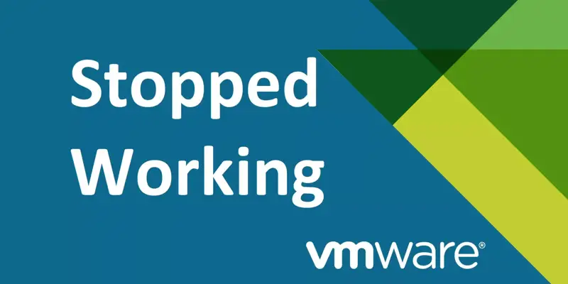 آموزش رفع مشکل Stopped Working در VMware VSphere Client