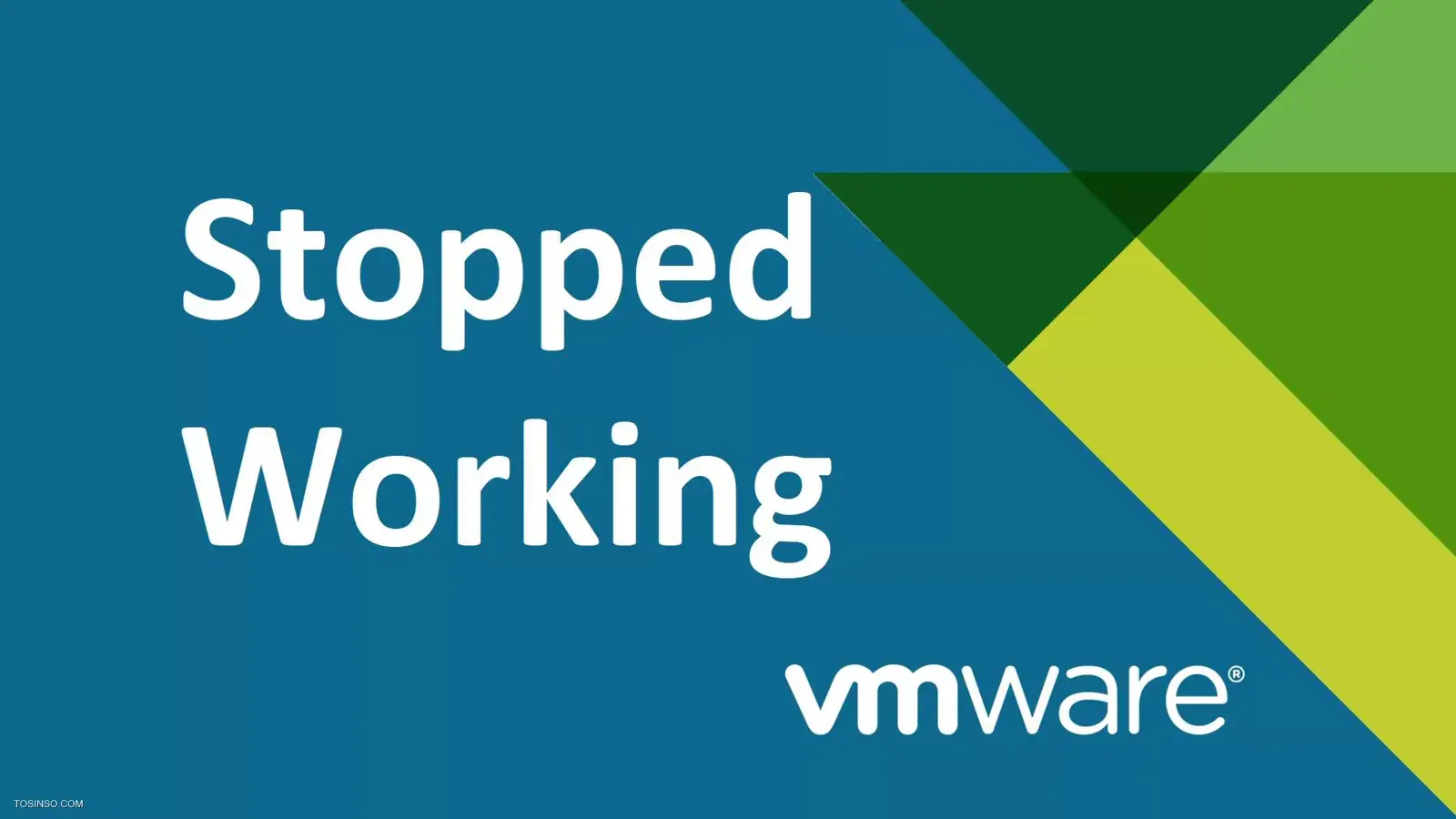 آموزش رفع مشکل Stopped Working در VMware VSphere Client