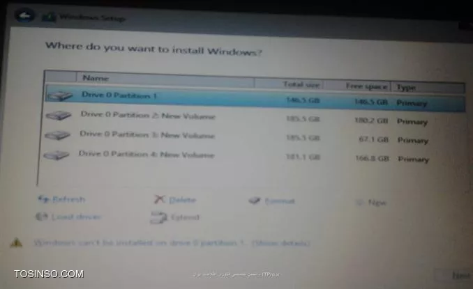 من مراحل رو تا list disk پیش میرم اما فقط مشخصات هارد لب تابمو بالا میاره، و من نمیخام تموم هاردو فرمت کنم، من میخام پارتیشن 1 لب تابمو(درایو c ) فقط پاک کنم، در مرحله ی select disk چی باید تایپ کنم تا فقط درایو c پاک بشه، این عکس مراحلیه که پیش رفتم:
تصویر درایورهام و مراحل انجام شده و خطای داده شده
مراحل انجام شده :

||http://network.tosinso.com/files/get/c77deb71-122f-4462-8fac-ca450d699d06||
||http://network.tosinso.com/files/get/70d997b8-0f4a-4afd-9a8c-478e184a1eed||
||http://network.tosinso.com/files/get/957d4cdf-bb4c-47f7-9673-fcf560f5a203||
