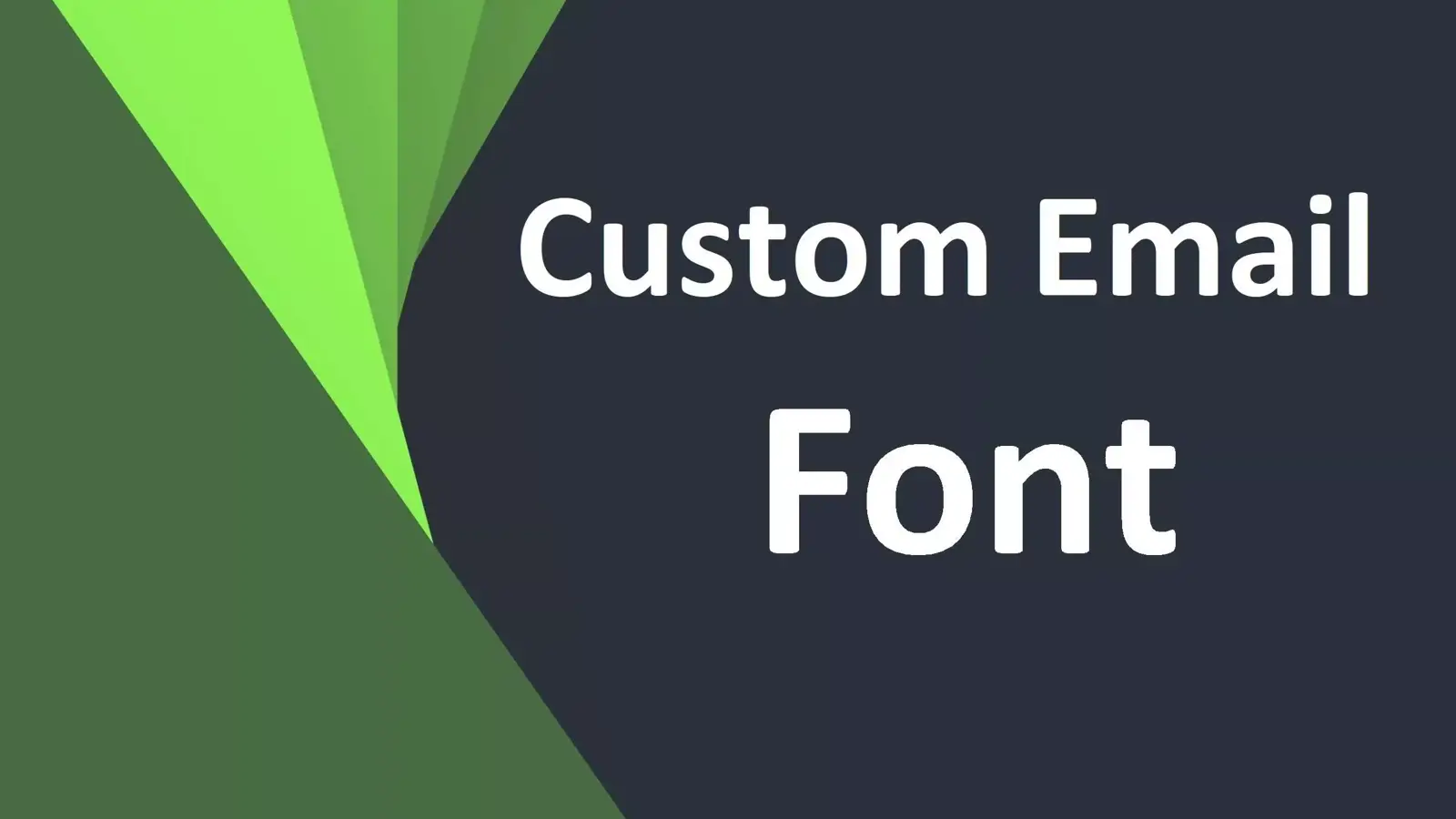 آموزش ارسال ایمیل با فونت دلخواه : ایمیل با فونت خاص بفرستید !