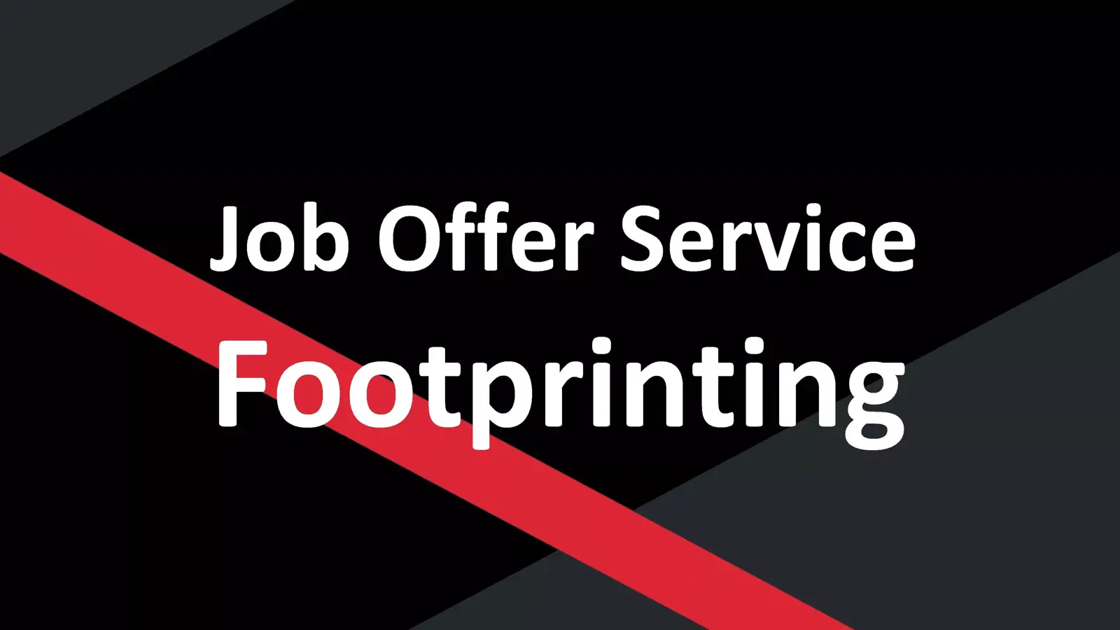معرفی تکنیک Footprinting با استفاده از اطلاعات کاریابی های آنلاین