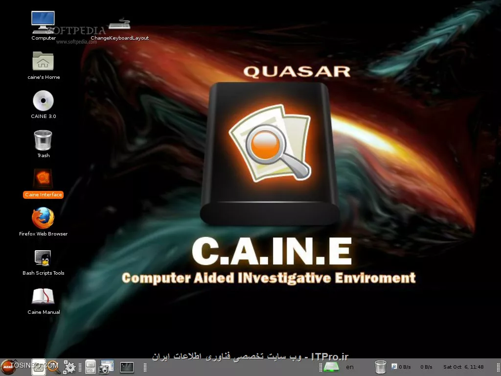 معرفی لینوکس توزیع CAINE