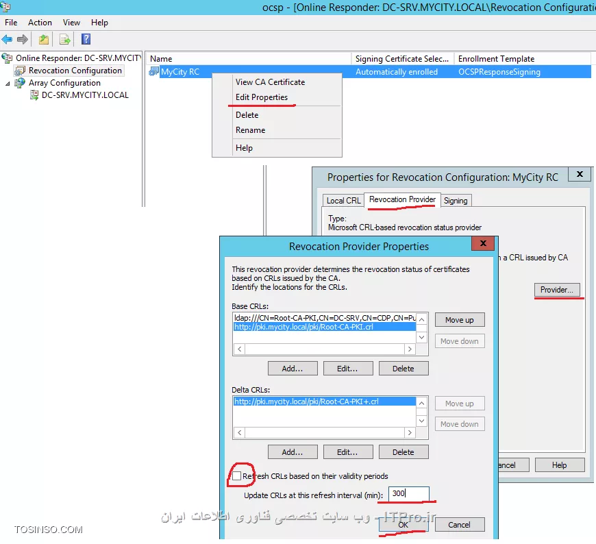 آموزش جامع PKI در مایکروسافت و Active Directory Certificate Services : قسمت پنجم