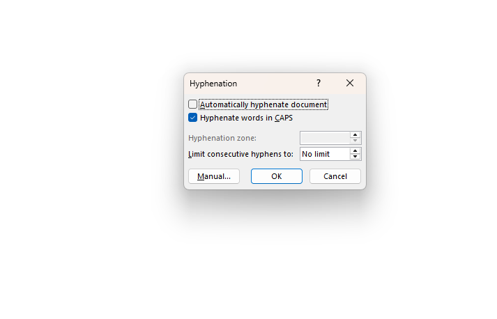 آموزش Hyphenation در ورد