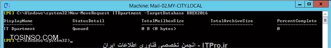 نحوه مهاجرت (Migration) از Exchange Server 2013 به Exchange Server 2016 قسمت چهارم