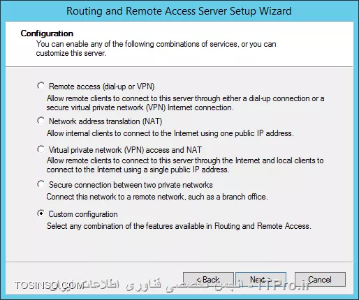 Routing در ویندوز سرور ۲۰۱۲ 