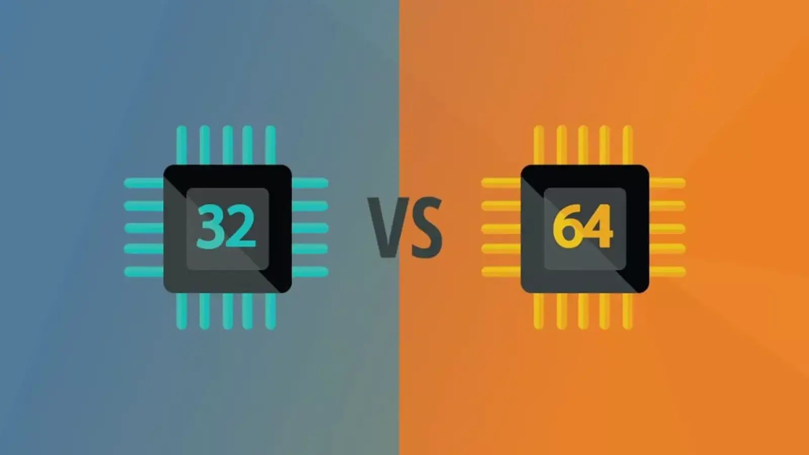 تفاوت ویندوز 32 بیتی و ویندوز 64 بیتی در چیست؟