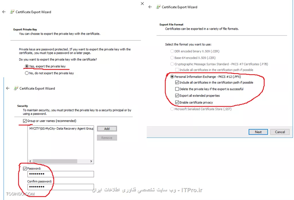 ایجاد Data Recover Agent برای رمزگشائی کردن فایلهای کاربران در Domain