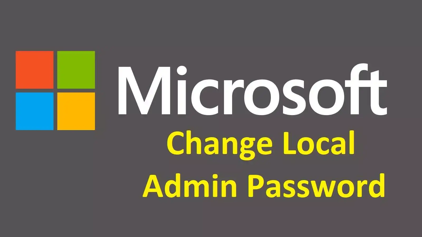 Cpwd ابزاری برای تغییر پسورد Local Admin شبکه