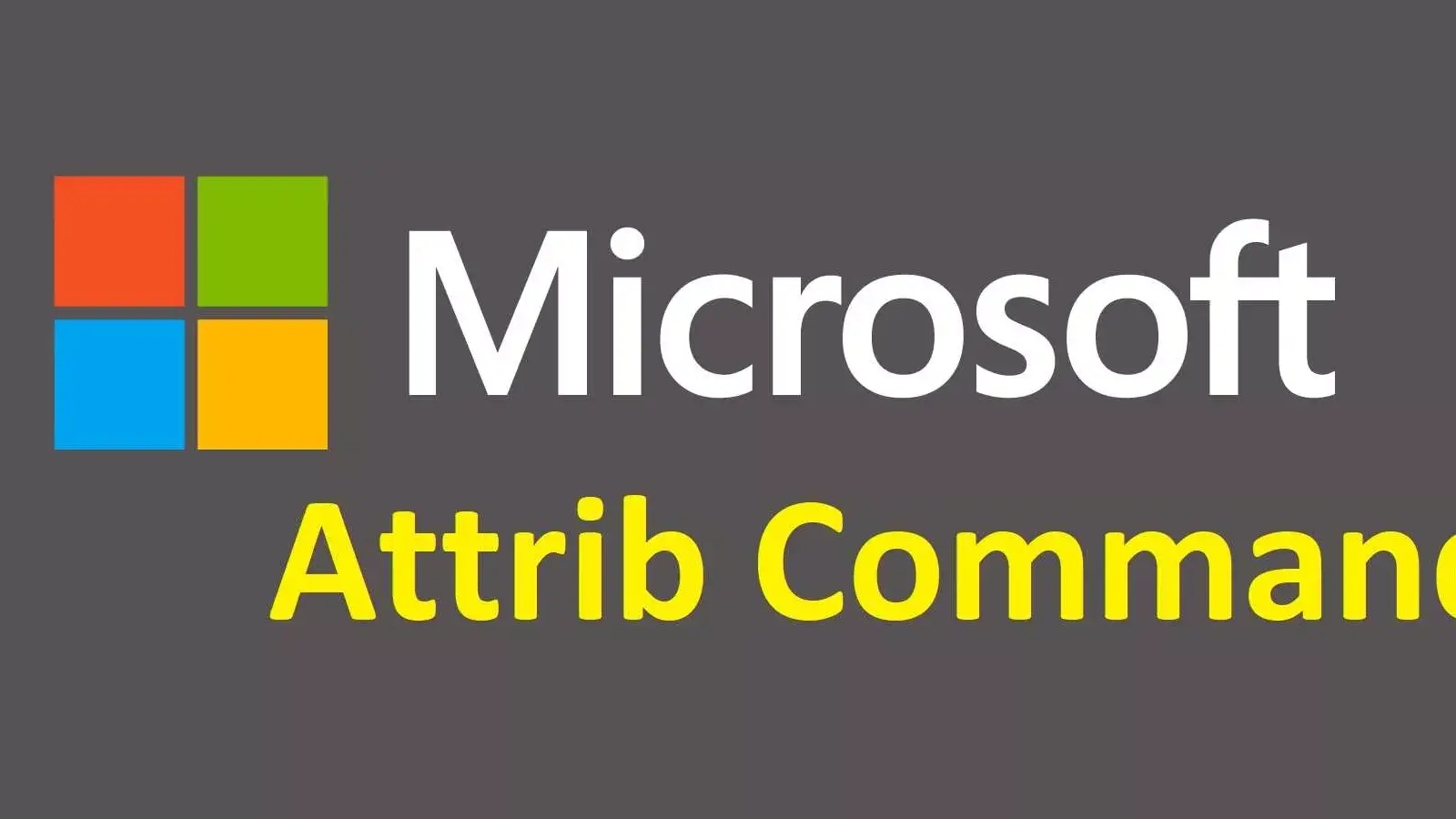 آموزش دستور Attrib در ویندوز به همراه سویچ های کاربردی