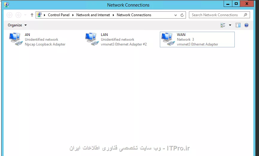 سلام 
چیز زیادی در مورد راهاندازی vpn بروی ویندوز سرور ها نمیدونم

ممنون میشم اساتید راهنمایی کنند
در حال حاضر کل چیزی که دارم یه 
سرور ویندوز 2012  هست
اینترنت فعلی خودم هم مخابرات
میخوام با نت خودم به اینترنت وی پی اس از طریق vpn  وصل بشم
ویندوز سرور هم 3 تا کارت شبکه داره . طبق تصویر
||https://tosinso.com/files/get/796fd015-a97f-4fcd-b0e9-b1ec40dacf5f||

ممنون میشم کامل توضیح بدین برای راه اندازی 

تشکر