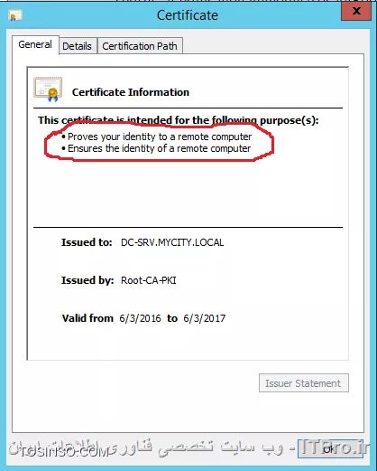 آموزش جامع PKI در مایکروسافت و Active Directory Certificate Services : قسمت ششم