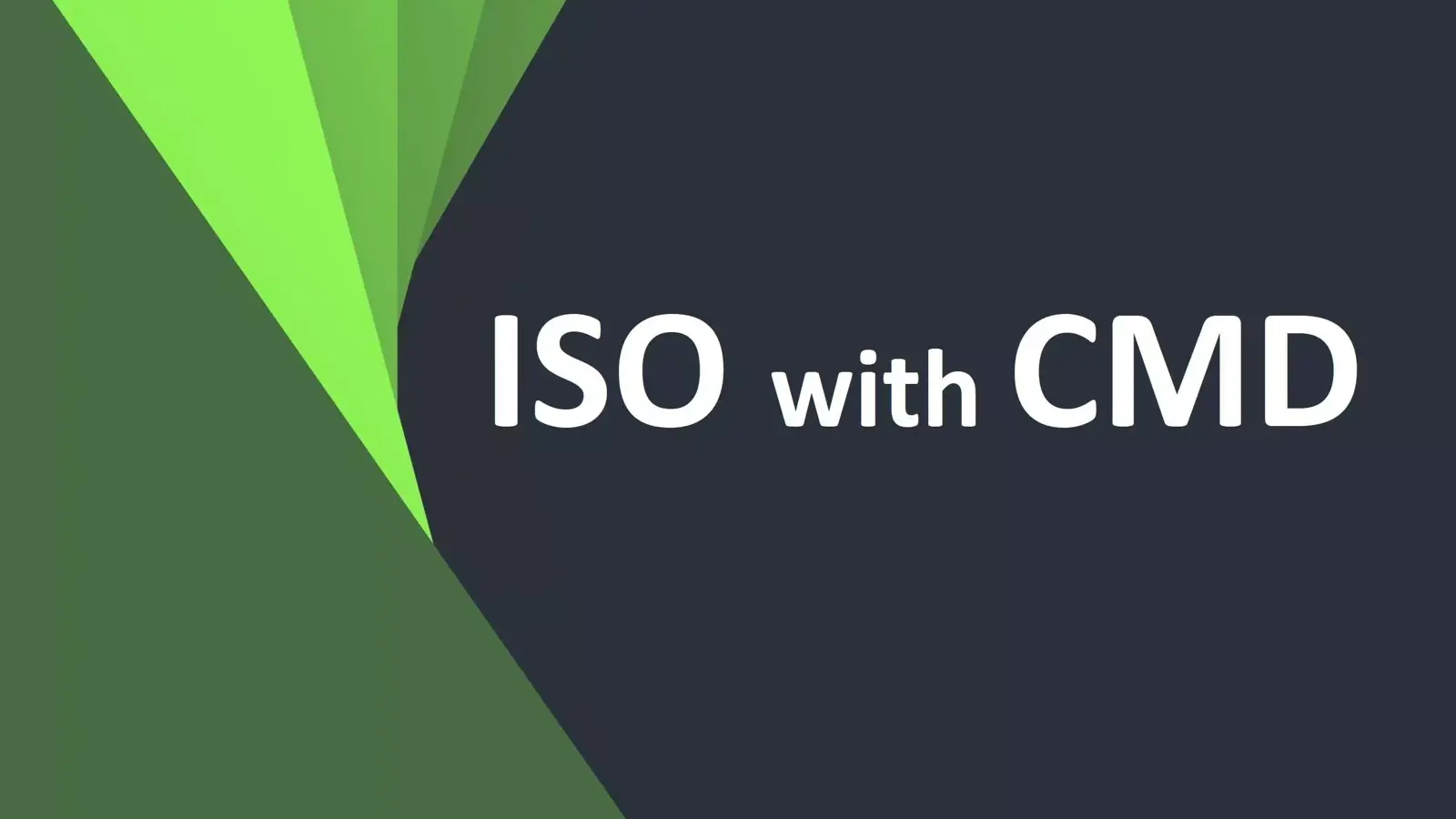 آموزش رایت کردن فایل ایزو (ISO) روی DVD با دستور CMD