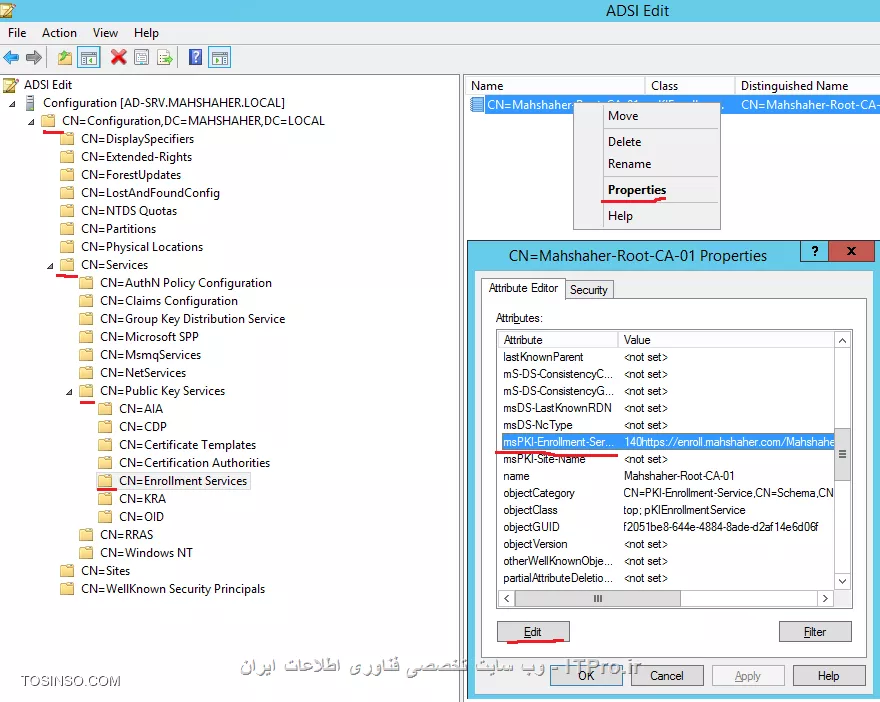 آموزش جامع PKI در مایکروسافت و Active Directory Certificate Services : قسمت پانزدهم ( پایانی )